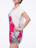 Casual Mini Shift Dress In Floral Printed