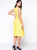 Casual Plain Delightful Round Neck Skater Dress