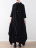 Loose Asymmetric Split-joint Long Dress