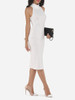 Casual Plain Elegant Cowl Neck Bodycon Dress