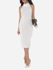 Casual Plain Elegant Cowl Neck Bodycon Dress