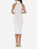 Casual Plain Elegant Cowl Neck Bodycon Dress