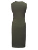 Casual Round Neck Patchwork Cotton Bodycon Dress