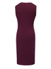 Casual Round Neck Patchwork Cotton Bodycon Dress