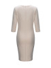 Casual V-Neck  Color Block Bodycon Dresses
