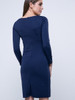 Casual Decorative Button Plain Bodycon Dress