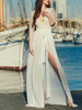 Lace Split-joint Maxi Cover-up