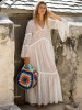 Presale Split-side Flared Sleeve Maxi Dress