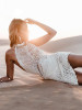 Hollow Crochetgo Backless Cover-up Dress