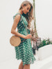 Summer Polka Dot Boho Ruffles Bohemian Beach Midi Dress