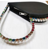 Designer Diamond Red Heart Evening Clutch Bags Rhinestone Wedding Purse