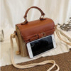 Bohemian Straw Bag Retro Woven Crossbody Box Flap Tote