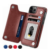 PU Leather Flip Wallet Phone Case for iPhone