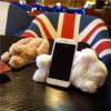 Cute Phone Cases Rabbit 3D Furry Funny iPhone Case Warm Winter Cases