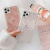 Pink Crystal iPhone Case Three-Dimensional Pearl Mobile Phone Cases