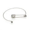 Personality Vintage Stainless Steel Nautical Pin Wire Bangle