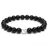 Handmade Custom Tiger Eye Natural Stone Couple Bracelets Gift