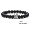 Handmade Custom Tiger Eye Natural Stone Couple Bracelets Gift