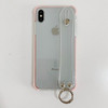 Luxury Glitter Bling Wrist Strap Shockproof Phone Cases Transparent iPhone Cover