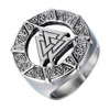 Ancient The Vikings Valknut Knot Nordic Odin Symbol Ring
