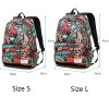 USB Charging Laptop Backpack Girls Flowers Travel Backpack