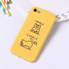 Cute Funny Cartoon Grumpy Cat Soft Matte iPhone Case Cover Coque