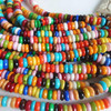 Tibetan Yak Beaded Boho Necklace Rainbow Ethnic Women Jewelry