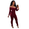 Off Shoulder Jumpsuit