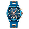 Luxury Brand Waterproof Silicone Strap Chronograph Men Watches