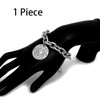 Exaggerate Charms Pearl Crab Chain Pendant Bracelet
