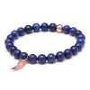 Lapis Lazuli Stone Tibetan Silver Wing Beaded Men Bracelets Lapis Lazuli Stone Tibetan Silver Wing Beaded Men Bracelets