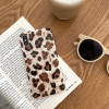 Luxury Glossy Shell Leopard Print Cell Phone Case For iphone