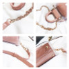 New Transparent Women Bags Casual Jelly Composite Bag