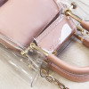 New Transparent Women Bags Casual Jelly Composite Bag