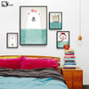 Nordic Art Polar Bear Hippo Canvas Poster Minimalist Painting Cartoon Modern Nursery Picture Home Children Room Decoration Nordic Art Polar Bear Hippo Canvas Poster Minimalist Painting Cartoon Modern Nursery Picture Home Children Room Decoration