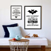 Super hero Quote Canvas Art Print Poster, Wall Pictures for Home Decoration,  Giclee Print Wall Decor