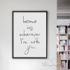 Vintage Home Quote Canvas Art Print Poster, Wall Pictures for Home Decoration, Wall Decor YE006