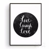 Live Laugh Love Quote Canvas Art Print Poster, Wall Pictures For Home Decoration, Giclee Print Wall Decor S013 Live Laugh Love Quote Canvas Art Print Poster, Wall Pictures For Home Decoration, Giclee Print Wall Decor S013