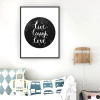 Live Laugh Love Quote Canvas Art Print Poster, Wall Pictures For Home Decoration, Giclee Print Wall Decor S013 Live Laugh Love Quote Canvas Art Print Poster, Wall Pictures For Home Decoration, Giclee Print Wall Decor S013