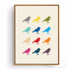 Lovely Bird Canvas Art Print Poster, Wall Pictures For Home Decoration,  Wall Decor FA101