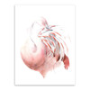 Triptych Nordic Watercolor Animal Flamingo Poster A4 Big Living Room Wall Art Picture Modern Home Decor Canvas Painting No Frame