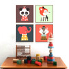 Animals Kids Art Prints Poster Living Room  Wall Picture Canvas Painting No Frame Home Decor