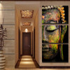 HD printed 3 piece canvas wall art Buddha meditation painting buddha statue wall art canvas prints Free shipping/QT017 HD printed 3 piece canvas wall art Buddha meditation painting buddha statue wall art canvas prints Free shipping/QT017