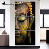 HD printed 3 piece canvas wall art Buddha meditation painting buddha statue wall art canvas prints Free shipping/QT017 HD printed 3 piece canvas wall art Buddha meditation painting buddha statue wall art canvas prints Free shipping/QT017