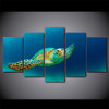 HD printed 5 piece wall art Canvas Painting turtle ocean animal Artwork living room decor large canvas free shipping ny-6524