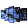 HD Printed Snow Wolf lake Painting Canvas Print room decor print poster picture canvas Free shipping/ny-4508 HD Printed Snow Wolf lake Painting Canvas Print room decor print poster picture canvas Free shipping/ny-4508