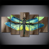 HD Printed Colored dragonfly wings Painting Canvas Print room decor print poster picture canvas Free shipping/ky-486