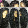 Glueless Curly Lace Front Human Hair Wigs Pre Plucked For Women Natural Black Brazilian Remy Lace Front Wigs With Baby Hair Eva