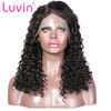 Luvin Glueless Full Lace Human Hair Wigs With Baby Hair Malaysian Curly Wig Lace Frontal Wigs For Black Women Deep Wave Lace Wig