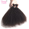Mongolian Hair Afro Kinky Curly Hair Extension Human Hair Bundles Weave 1 Piece Can Buy 3/4 Bundles Beauty Lueen Non Remy Hair